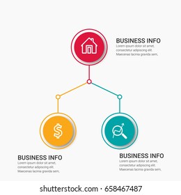 Abstract Digital Business Infographic