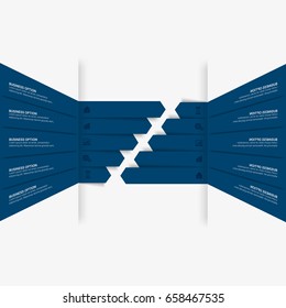 Abstract Digital Business Infographic