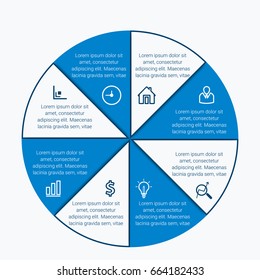 Abstract Digital Business Infographic