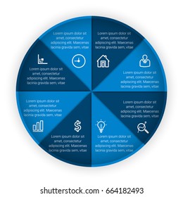 Abstract Digital Business Infographic