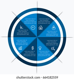 Abstract Digital Business Infographic