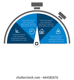 Abstract Digital Business Infographic