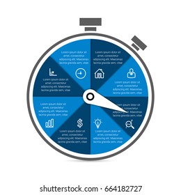 Abstract Digital Business Infographic