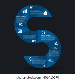 Abstract Digital Business Sphere Infographic
