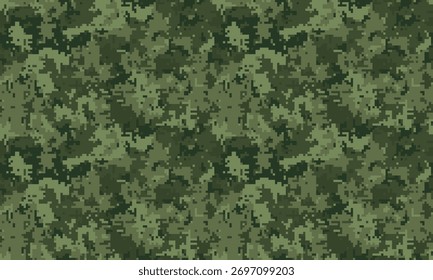 Padrão de camuflagem digital abstrato.  Perfeito para fundos, têxteis, ou projetos militares temáticos.  A textura pixelada cria uma sensação de ocultação e mistério.