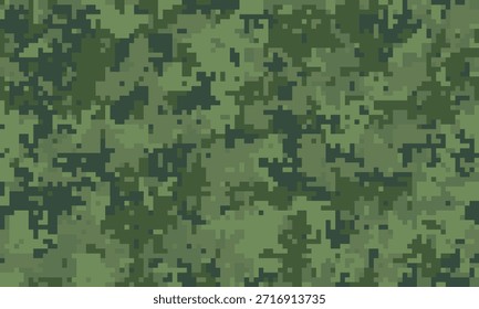 Abstractas patrón de camuflaje digital.  Perfecto para fondos, textiles o diseños de temática militar.  La textura pixelada evoca una sensación de ocultación y diseño estratégico.