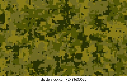 Abstractas patrón de camuflaje digital.  Perfecto para fondos, texturas o diseños de temática militar.  El estilo pixelado ofrece un aspecto moderno y versátil.