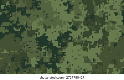 Padrão de camuflagem digital abstrato.  Perfeito para fundos, texturas, ou projetos militarythemed.  Sutil mas impressionante, esta imagem evoca temas de ocultação, estratégia e natureza.