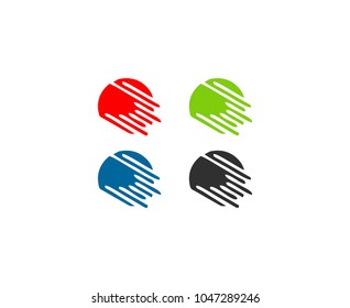 abstract digital circle vector