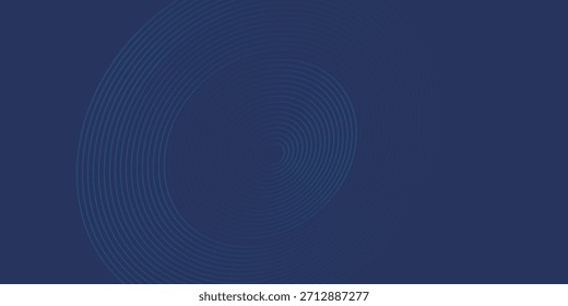 Abstract Digital Circles of Particles with Noise. Futuristic Circular Sound Wave. Big Data Visualization. 3D Virtual Space VR Cyberspace. Crypto Currency Concept. Vector Illustration.