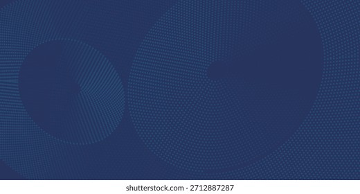 Círculos digitais abstratos de partículas com ruído. Onda Sonora Circular Futurista. Visualização de Big Data. Espaço virtual 3D VR Cyberspace. Conceito de Moeda Criptografada. Ilustração de vetor.