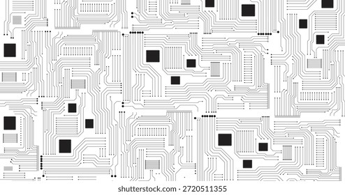 Abstrakter Hintergrund der digitalen Leiterplatte.