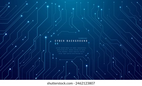 Abstract digital circuit tech bg. Technology background. A circuit board or computer motherboard in light blue. Cyber futuristic data concept. AI science concept. Innovation vector illustration.