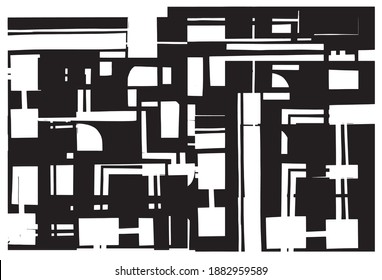 Abstract digital collage background. Useful for   decorative prints, graphic design.