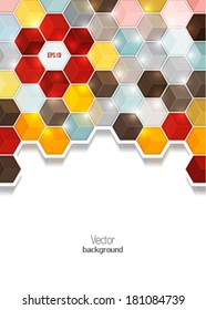 Abstract digital color background. Vector