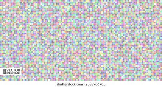 Abstract digital colorful pixels seamless pattern background. RGB EPS 10 vector illustration