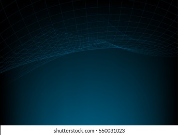 Abstract digital communication and modern technology background. Fiber optic network.