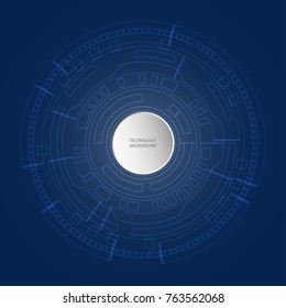 Abstract digital communication technology background. Vector illustration