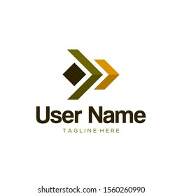 Abstract Digital Company Logo Design Tamplate