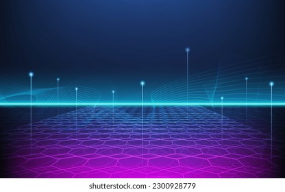 Abstract digital conceptual technology background of Artificial Intelligence (AI) with Digital Brain future technology, Assistant Robot, Machine learning. Vector Illustration eps10