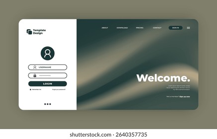 Abstract Digital Connection with Colorful Gradient Background – Creative Sign In-Out Form and Brainstorm Concept Design
