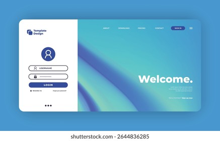 Abstract Digital Connection UX Design – Colorful Sign In-Sign Out Interface with Brainstorm and Dynamic Banner Graphics