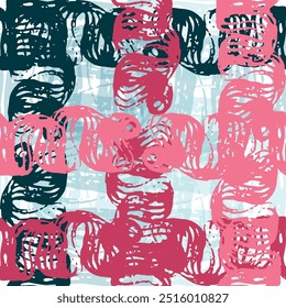  Abstract digital design for fashion or other surface pattern printing Vector ornament with hemp leaves. 
