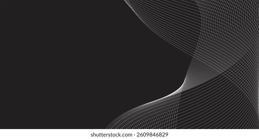 Abstract Digital Design Featuring a Colorful Blend of Dark Blue and Bright Blue, with Fluid Geometric Elements and a Futuristic Flow, Ideal for Business and Tech Concept Flyers