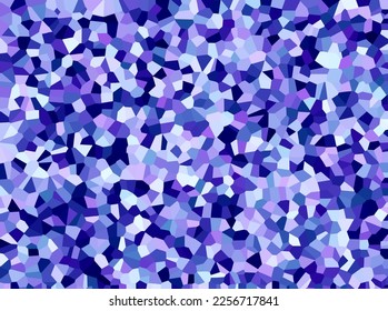 Abstract digital distortion background. Modern blue polygonal wallpaper design.