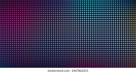 Abstract digital dot of particles. Futuristic point halftone. Technology background vector. Vector illustration