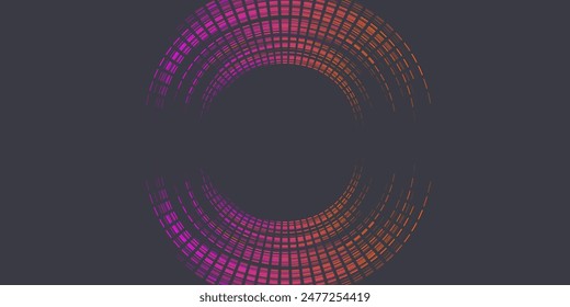 Abstract Digital EQ Equalizer. Sound Wave Design Element. Speaking Sound Wave Vector Illustration. Artificial Intelligence AI Assistant Voice Visualization.