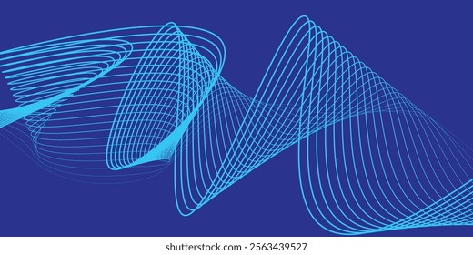 Abstract Digital EQ Equalizer. Sound Wave Design Element. Speaking Sound Wave Vector Illustration. EPS 10