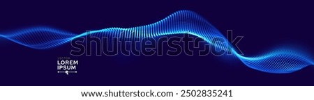 Abstract Digital EQ Equalizer. Sound Wave Design Element. Speaking Sound Wave Vector Illustration. Artificial Intelligence AI Assistant Voice Visualization.