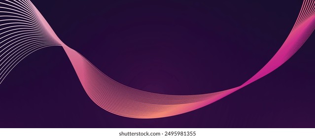 Abstract Digital EQ Music Equalizer. Sound Wave Design Element. Speaking Sound Wave Vector Illustration. Artificial Intelligence AI Assistant Voice Visualization.