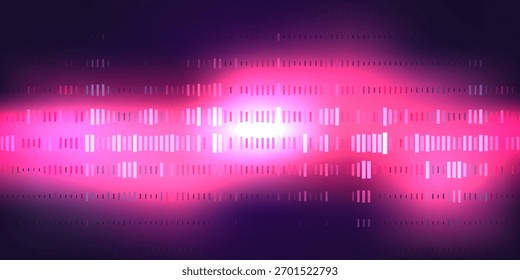 Abstract Digital EQ Music Equalizer. Sound Wave Design Element. Speaking Sound Wave Vector Illustration. Artificial Intelligence AI Assistant Voice Visualization.