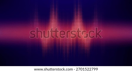Abstract Digital EQ Music Equalizer. Sound Wave Design Element. Speaking Sound Wave Vector Illustration. Artificial Intelligence AI Assistant Voice Visualization.