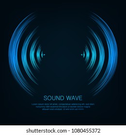 Abstract digital equalizer,Creative design sound wave pattern element background.