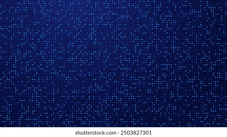 Abstract Digital Finance Business Background. Fintech Technology or Science Research Presentation Backdrop. Digital Crypto Business Vector Illustration.