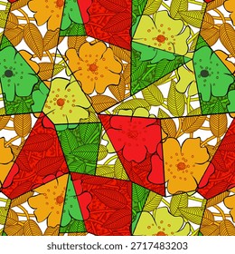 Abstract digital flower design featuring vibrant petals, flowing shapes, and modern textures, perfect for fabric printing, fashion, home decor, seamless patterns, and creative textile projects.