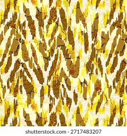 Abstractas diseño de flores digitales con pétalos vibrantes, Formas fluidas y texturas modernas, perfecto para la impresión de telas, la moda, la decoración del hogar, patrones sin costuras y proyectos textiles creativos.