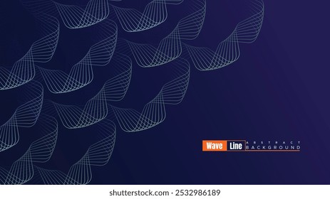 Abstract Digital Flowing Wave Stock Line Background. Abstract Gradient Dynamic Waves Flow Grid Lines Background. Motion Particles Streaming Backdrop For Science, Banner, Music Cover, Website, Header