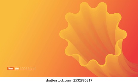 Abstrakter, digitaler, fließender Wellenstock-Linien-Hintergrund. Abstrakter Verlauf Dynamische Wellen Fließgitterlinien Hintergrund. Motion Particle Streaming Hintergrund für Wissenschaft, Banner, Musikcover, Website, Header