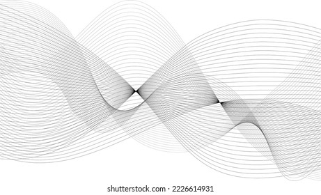 Abstract. Digital frequency track equalizer. Stylized line art background. lines created using blend tool. 
