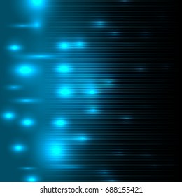 Abstract digital futuristic blue style background. Vector illustration
