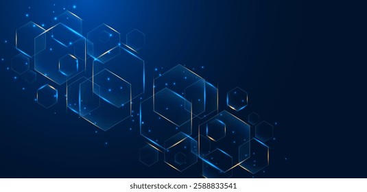 Abstract digital futuristic geometric background. Artificial intelligence and innovation technology concept. Vector illustration