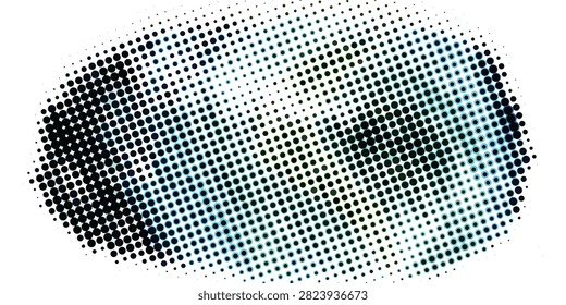 abstract digital globe composed of blue green and black circular pixels technology background representing earth and global connectivity