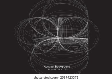 Abstract digital glowing wave lines on black background. Dynamic wave pattern. Modern flowing wavy lines. Futuristic technology concept. Suit for banner, poster, cover, brochure, flyer, website 