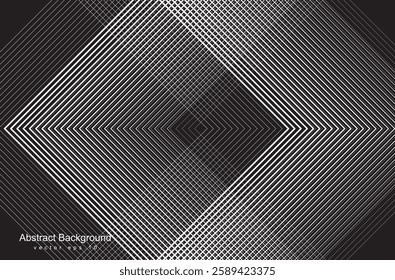 Abstract digital glowing wave lines on black background. Dynamic wave pattern. Modern flowing wavy lines. Futuristic technology concept. Suit for banner, poster, cover, brochure, flyer, website 