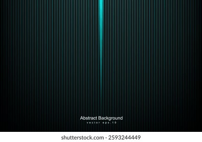 Abstract digital glowing wave lines on dark blue background. Dynamic wave pattern. Modern flowing wavy lines. Futuristic technology concept. Suit for banner, poster, cover, brochure, flyer, website 