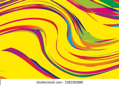 Abstract digital graffiti for wallpaper design. Modern colorful poster. Bright backdrop. Abstract artwork, trendy style.Design template. Poster wallpaper template. Trendy colors.